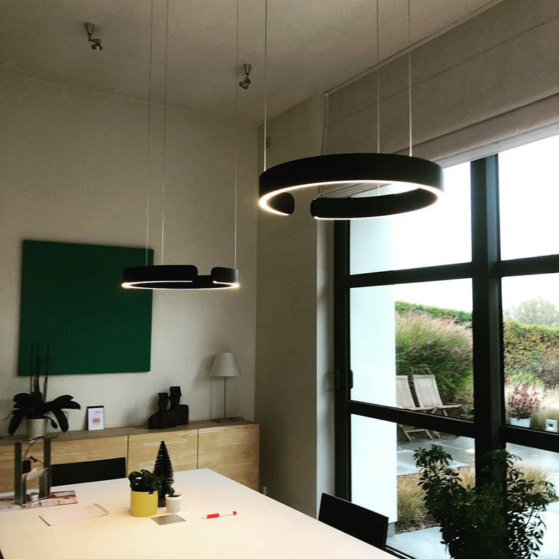 Moderne cirkelvormige LED-hanglamp