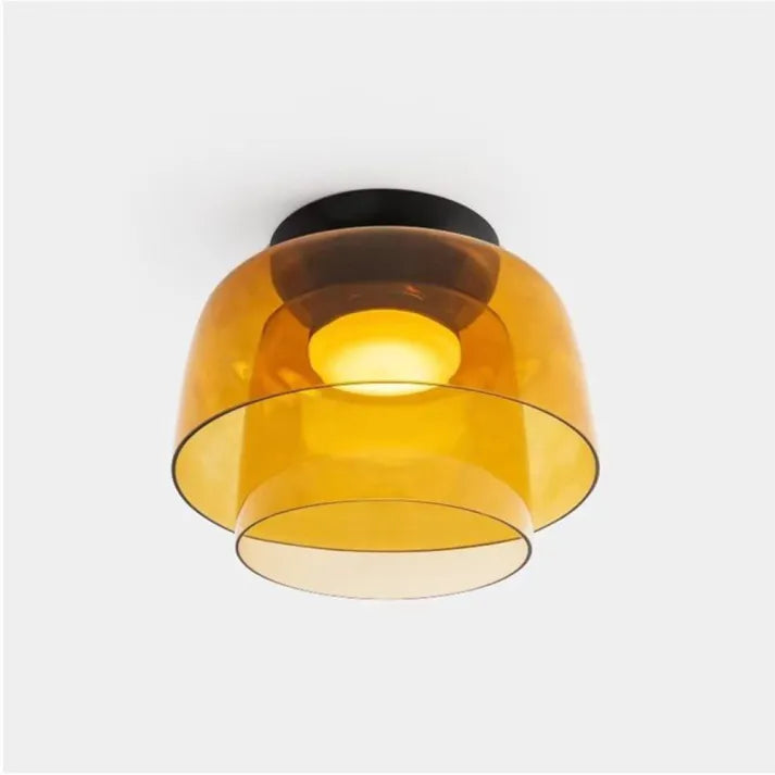 Noordse Designer Creatieve Persoonlijkheid Middeleeuwse Glas Plafondlamp