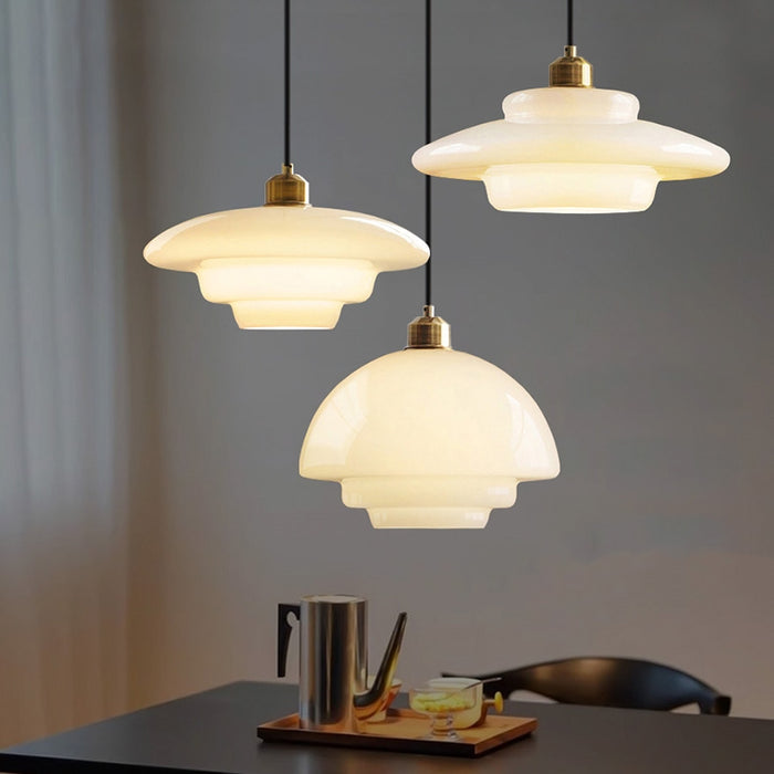 Witte Glas Hanglamp