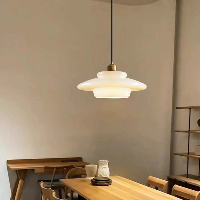 Witte Glas Hanglamp