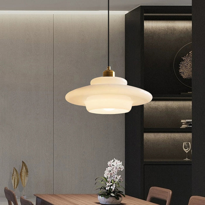 Witte Glas Hanglamp