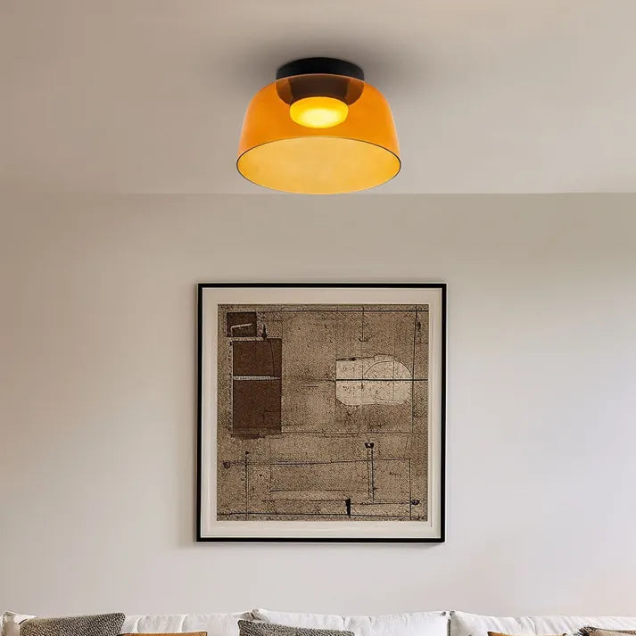 Noordse Designer Creatieve Persoonlijkheid Middeleeuwse Glas Plafondlamp