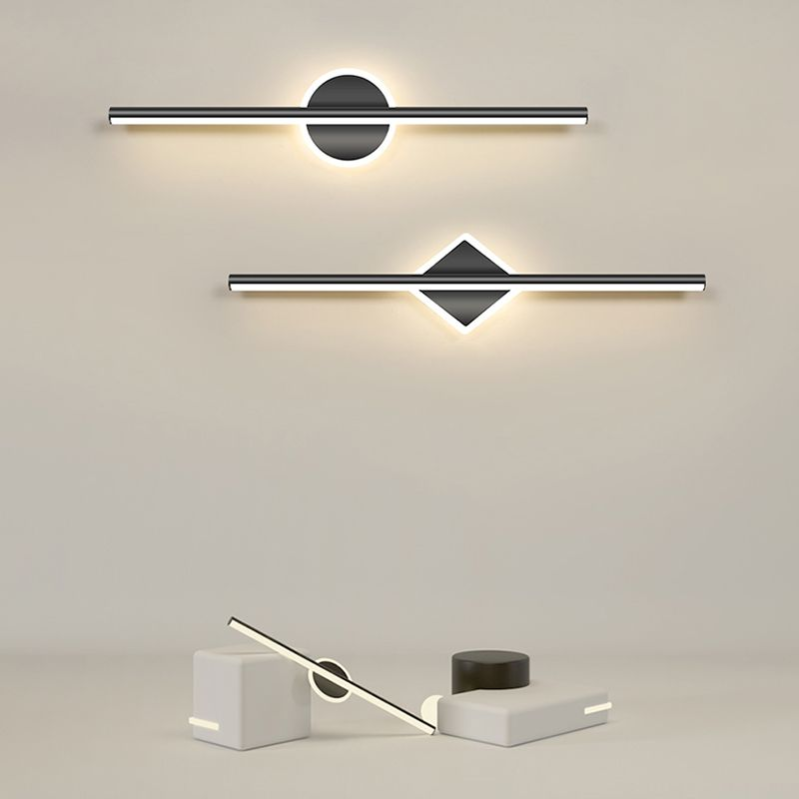 Leigh Moderne ronde/vierkante LED-wandlamp