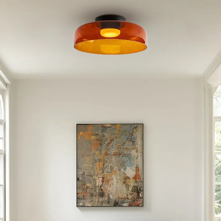 Noordse Designer Creatieve Persoonlijkheid Middeleeuwse Glas Plafondlamp