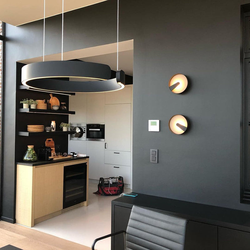 Moderne cirkelvormige LED-hanglamp