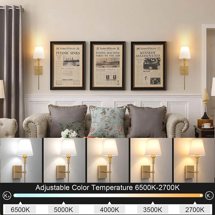Oplaadbare draadloze wandlamp (2 verpakkingen)