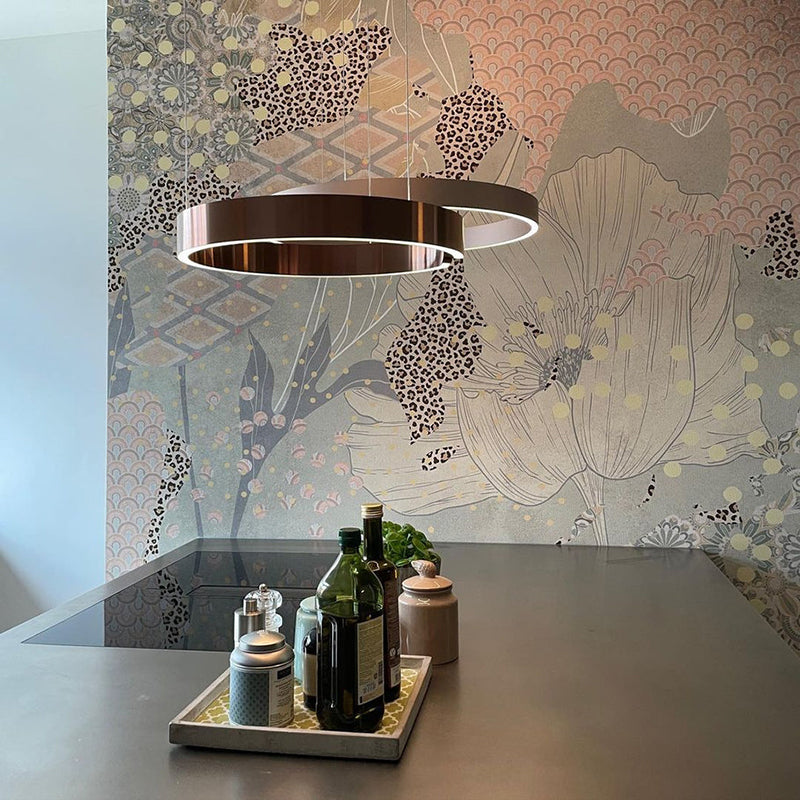 Moderne cirkelvormige LED-hanglamp