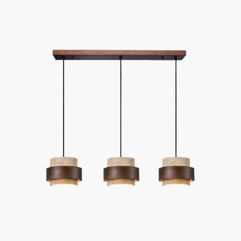 Opstijgende Retro Steen Wabi-Sabi Hanglamp