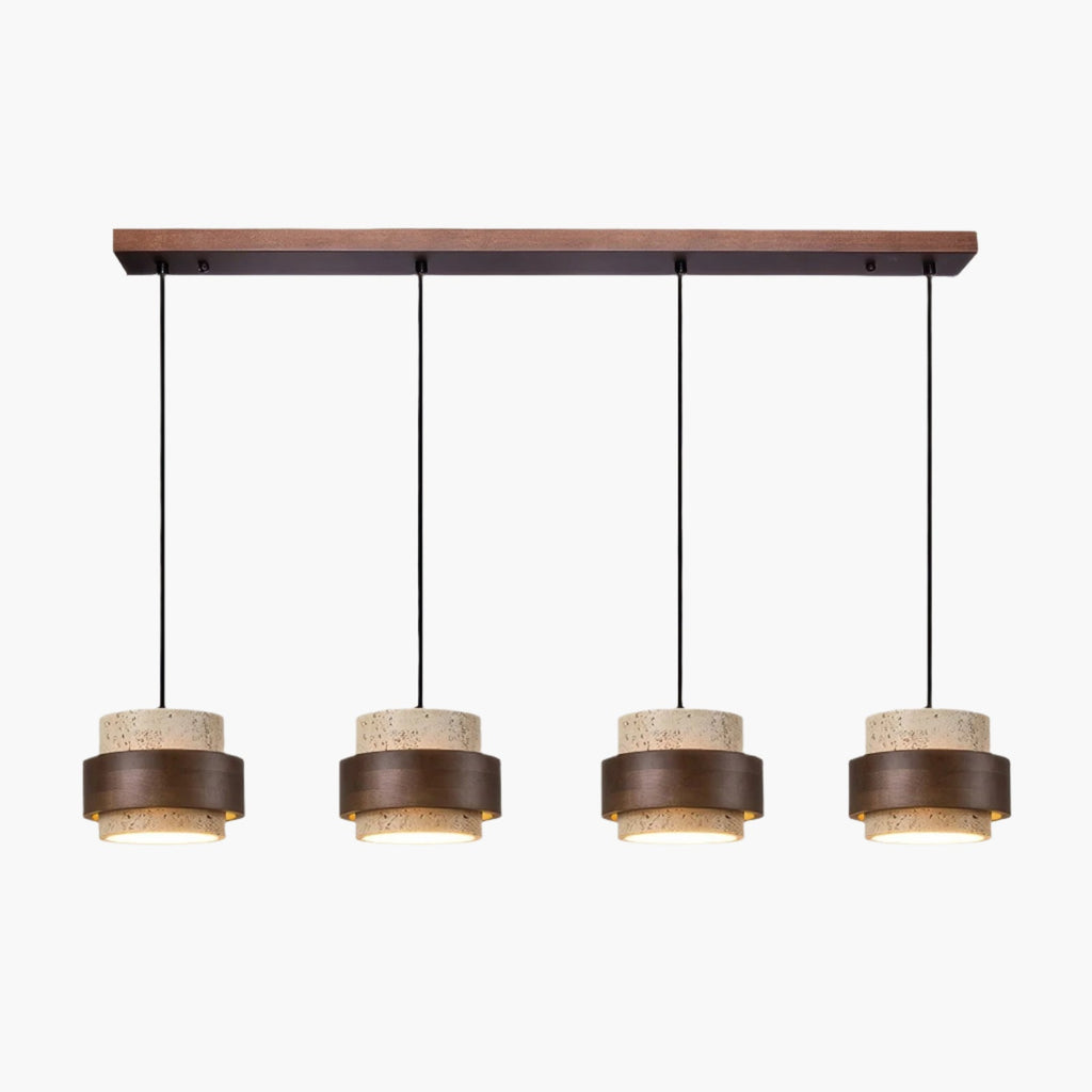 Opstijgende Retro Steen Wabi-Sabi Hanglamp