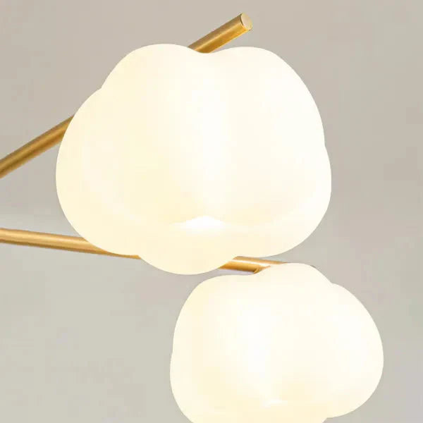 Creatieve houten katoenbollen woonkamer kroonluchter
