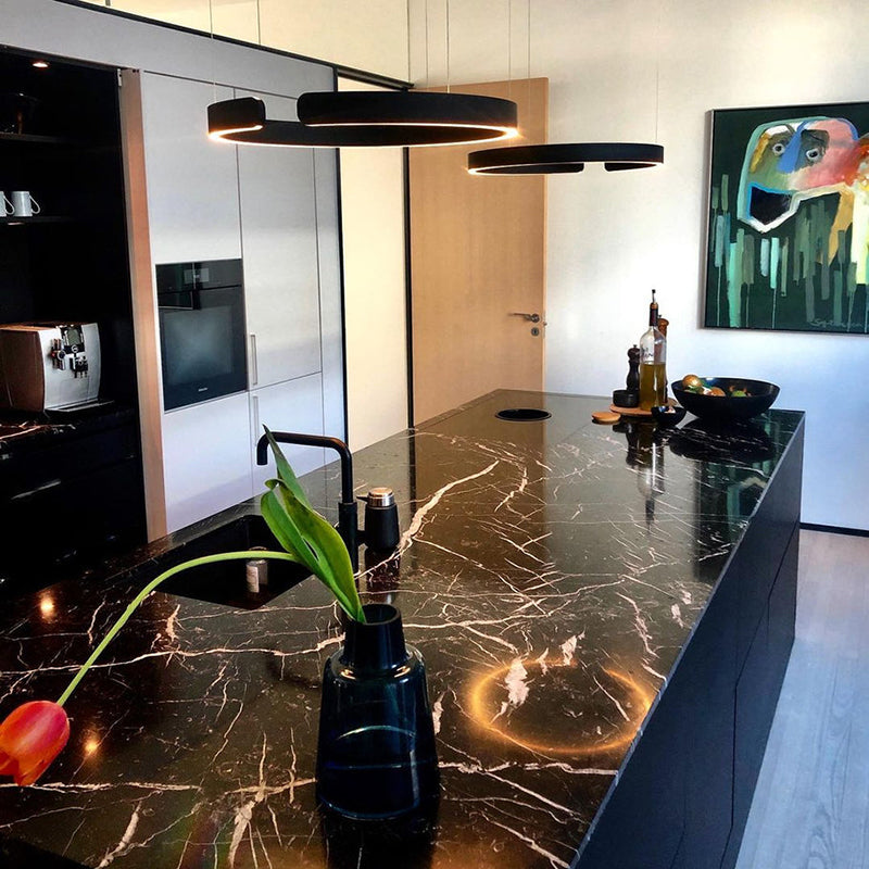 Moderne cirkelvormige LED-hanglamp