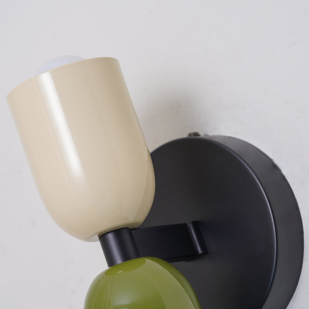 Vintage Doppelkopf Creatieve Home Deco Wandlamp