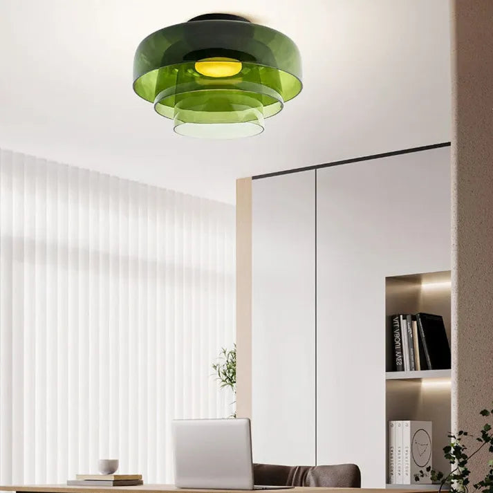 Noordse Designer Creatieve Persoonlijkheid Middeleeuwse Glas Plafondlamp