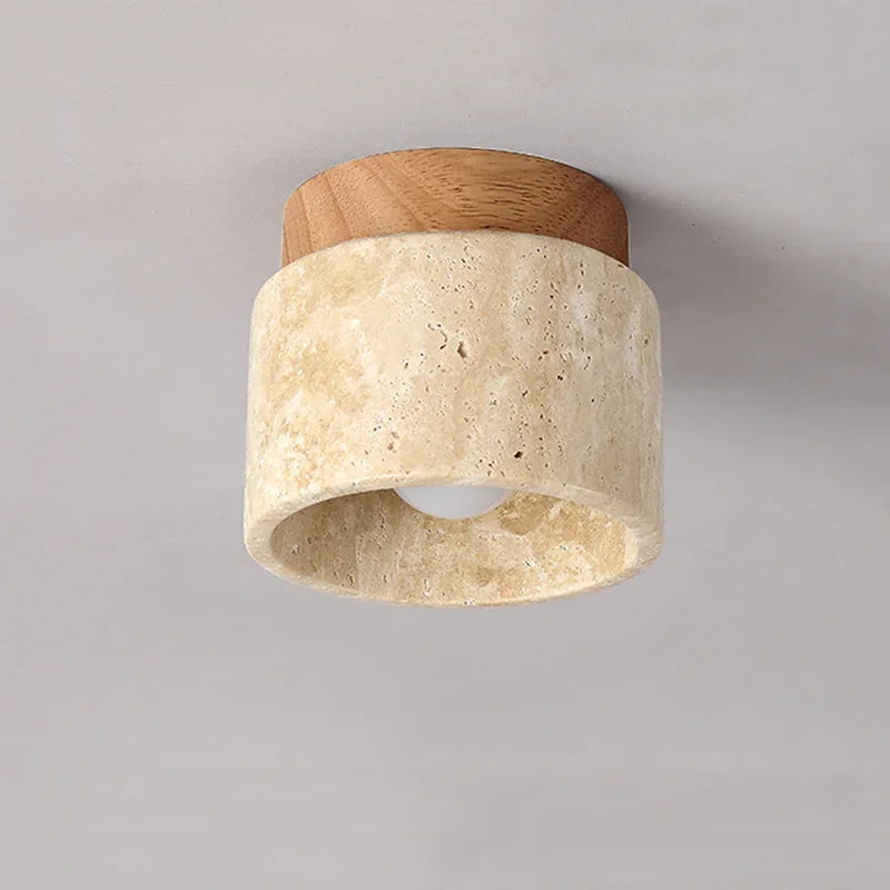 Japanse Creatieve Plafondlamp in Crème-Stijl