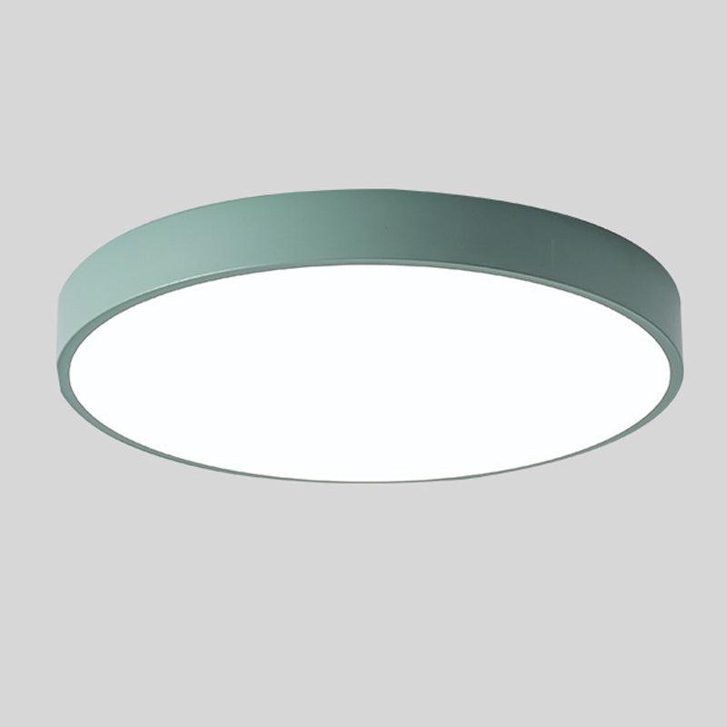 Nordic Houten Macaroon Cirkelvormige Plafondlamp