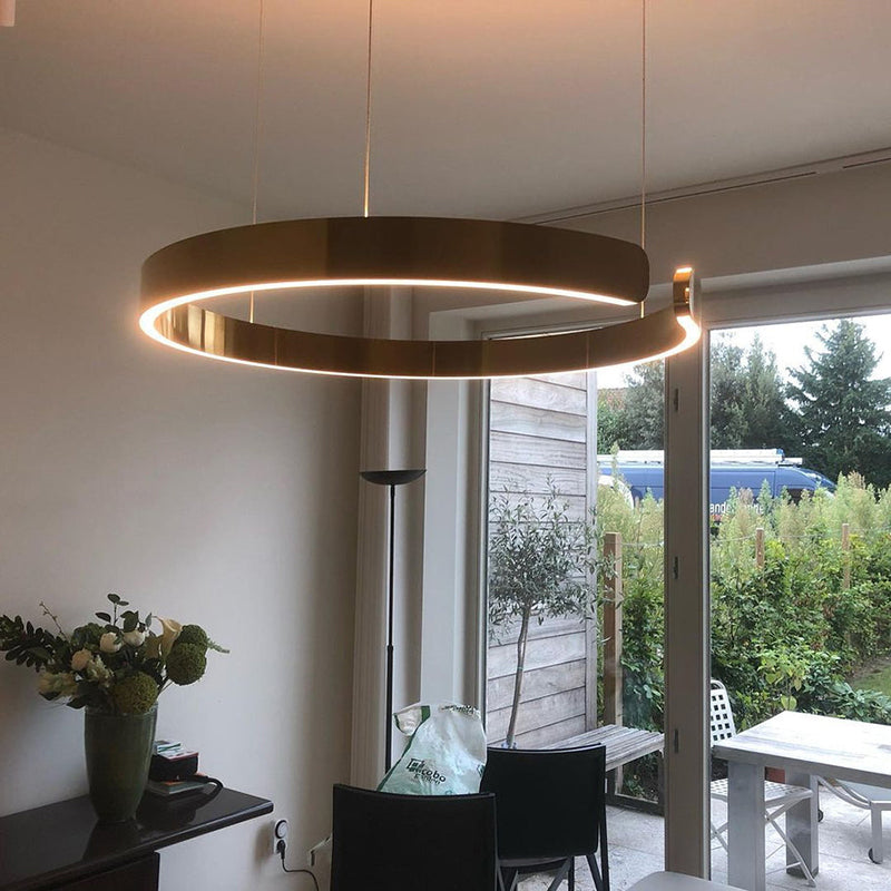 Moderne cirkelvormige LED-hanglamp