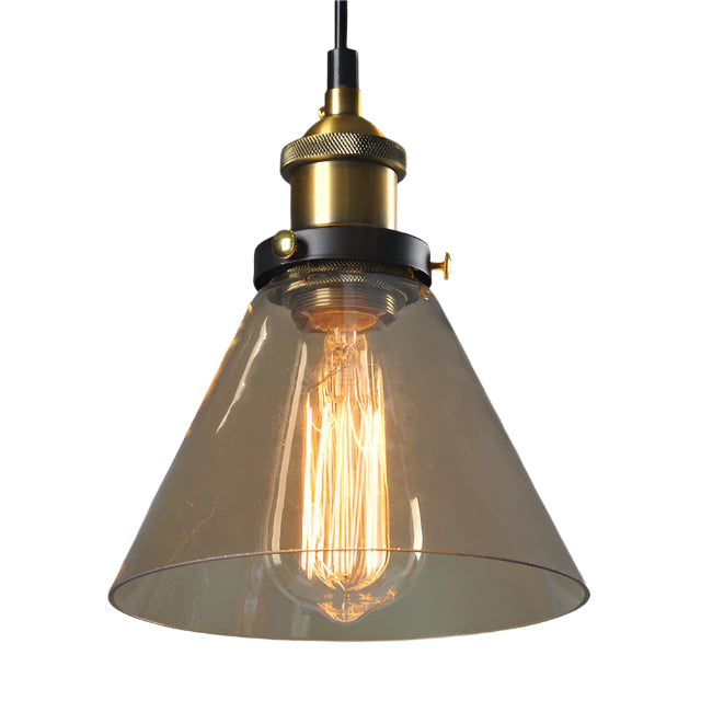 Antieke Glas Hanglamp | Vintage-Stijl