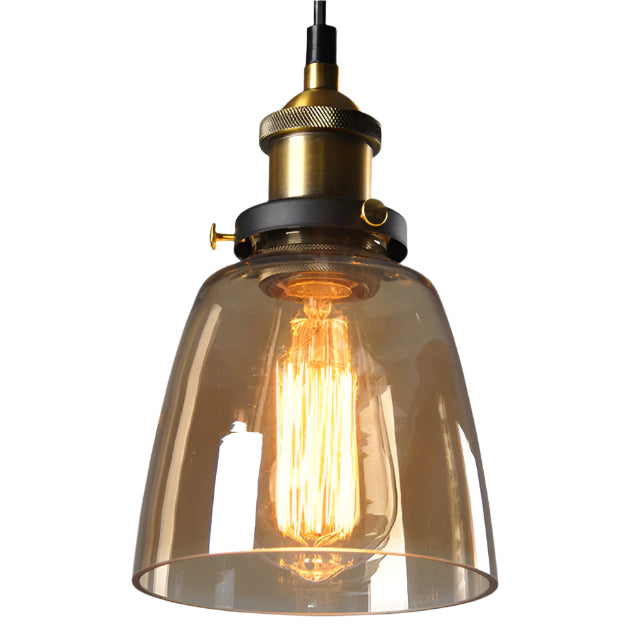 Antieke Glas Hanglamp | Vintage-Stijl