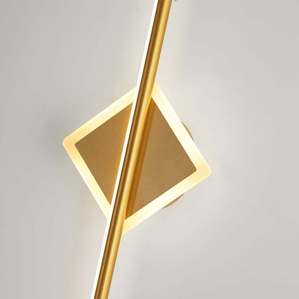 Leigh Moderne ronde/vierkante LED-wandlamp