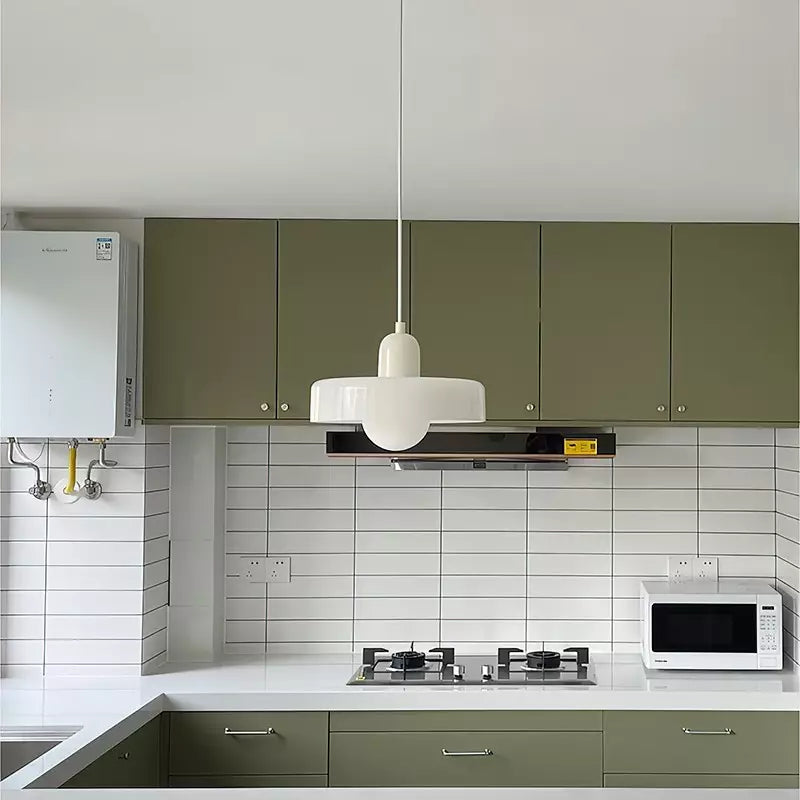 Bauhaus Hanglamp Gemaakt van Gekleurd Glas