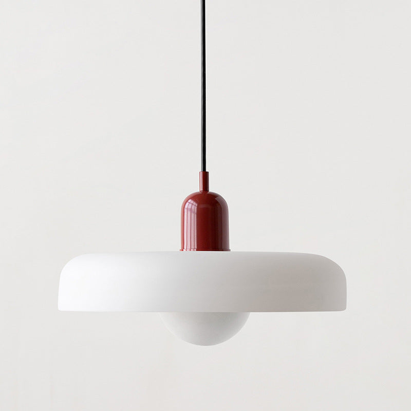 Bauhaus Hanglamp Gemaakt van Gekleurd Glas