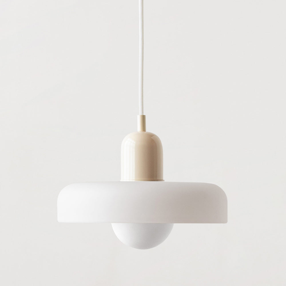 Bauhaus Hanglamp Gemaakt van Gekleurd Glas