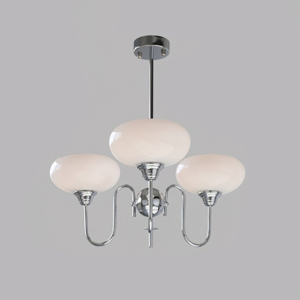 Bubble Creamy Persimmon Glas Kroonluchter