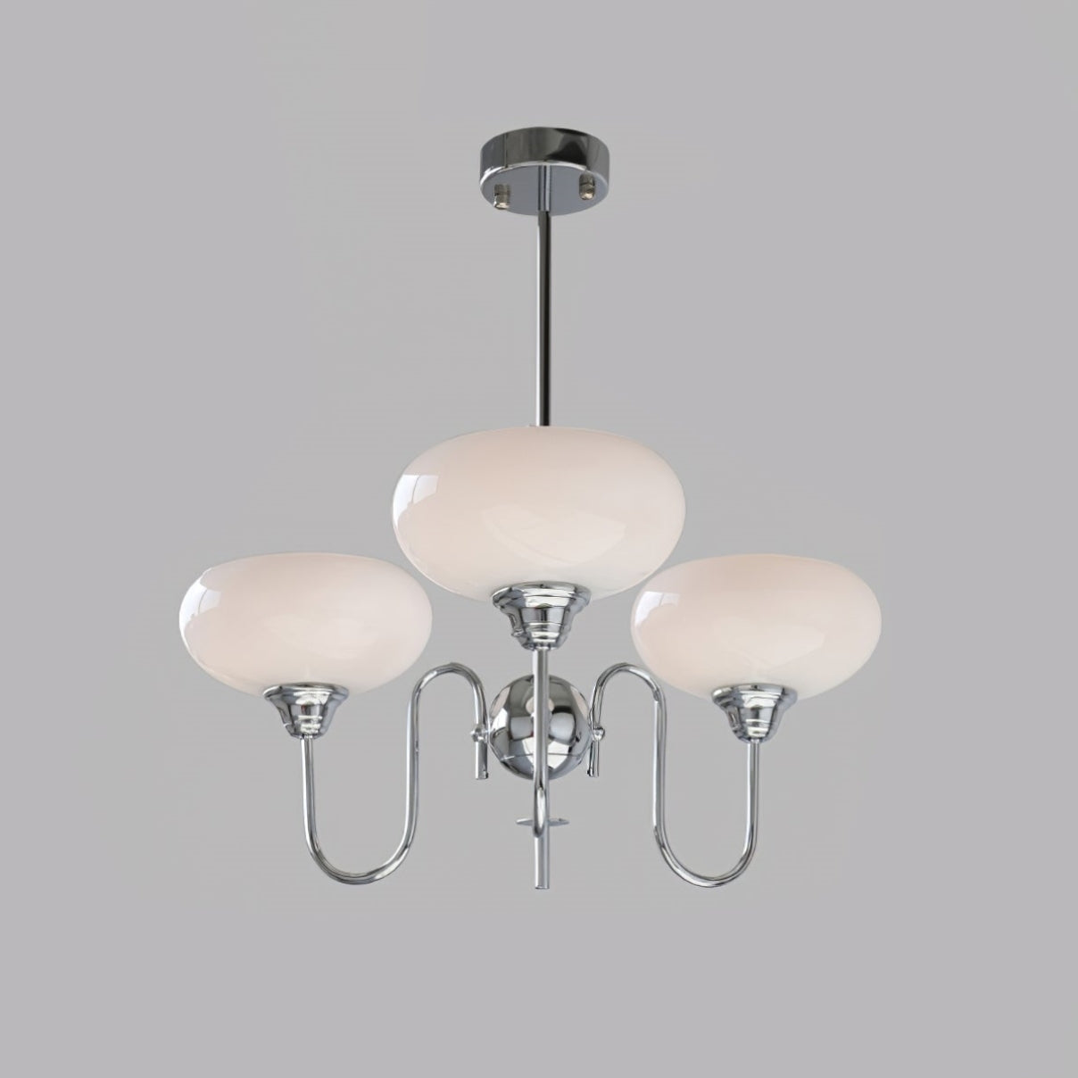 Bubble Creamy Persimmon Glas Kroonluchter