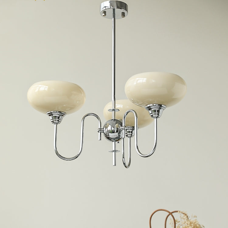 Bubble Creamy Persimmon Glas Kroonluchter