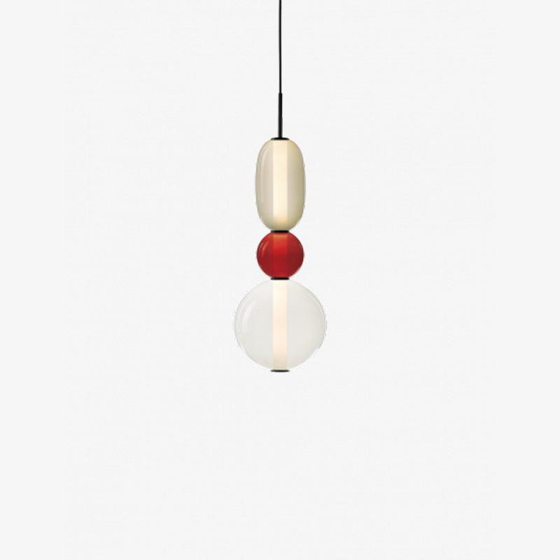 Hanglamp van gekandiseerd glas