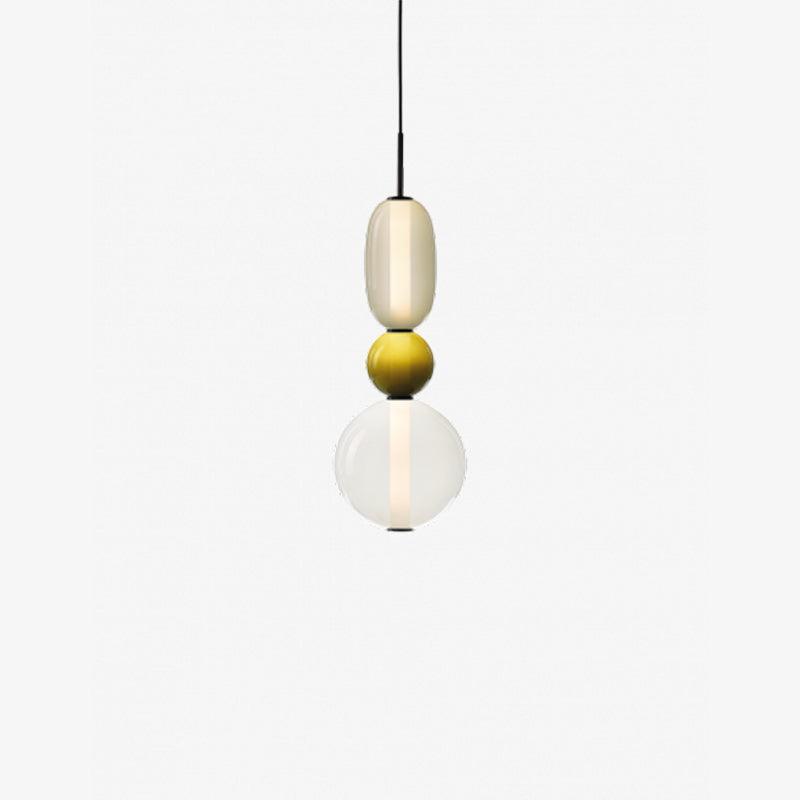 Hanglamp van gekandiseerd glas