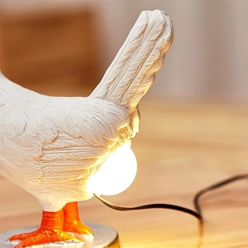 Chickenlamp - Grappige Tafellamp in de Vorm van een Kippen