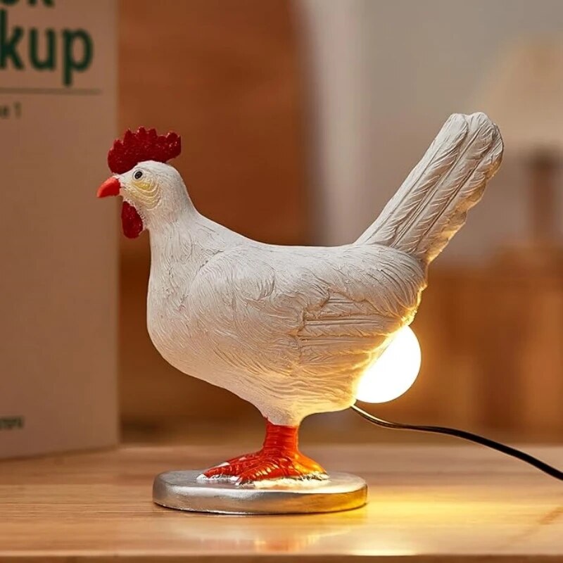 Chickenlamp - Grappige Tafellamp in de Vorm van een Kippen