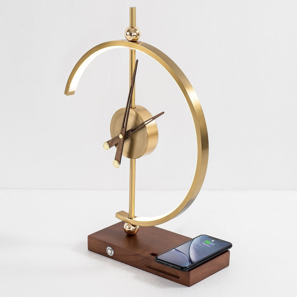 NagoyaLight | Luxe Lamp Klok met Oplader