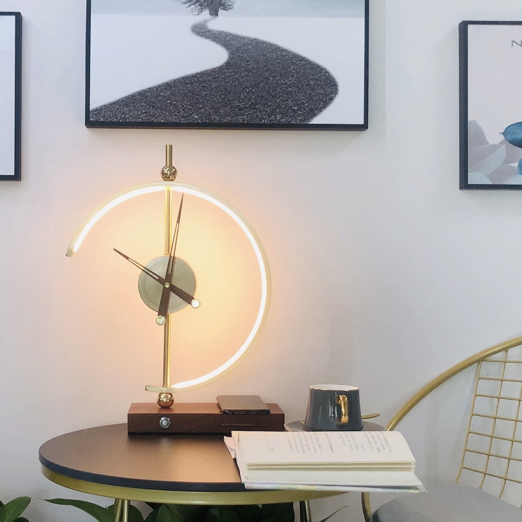 NagoyaLight | Luxe Lamp Klok met Oplader