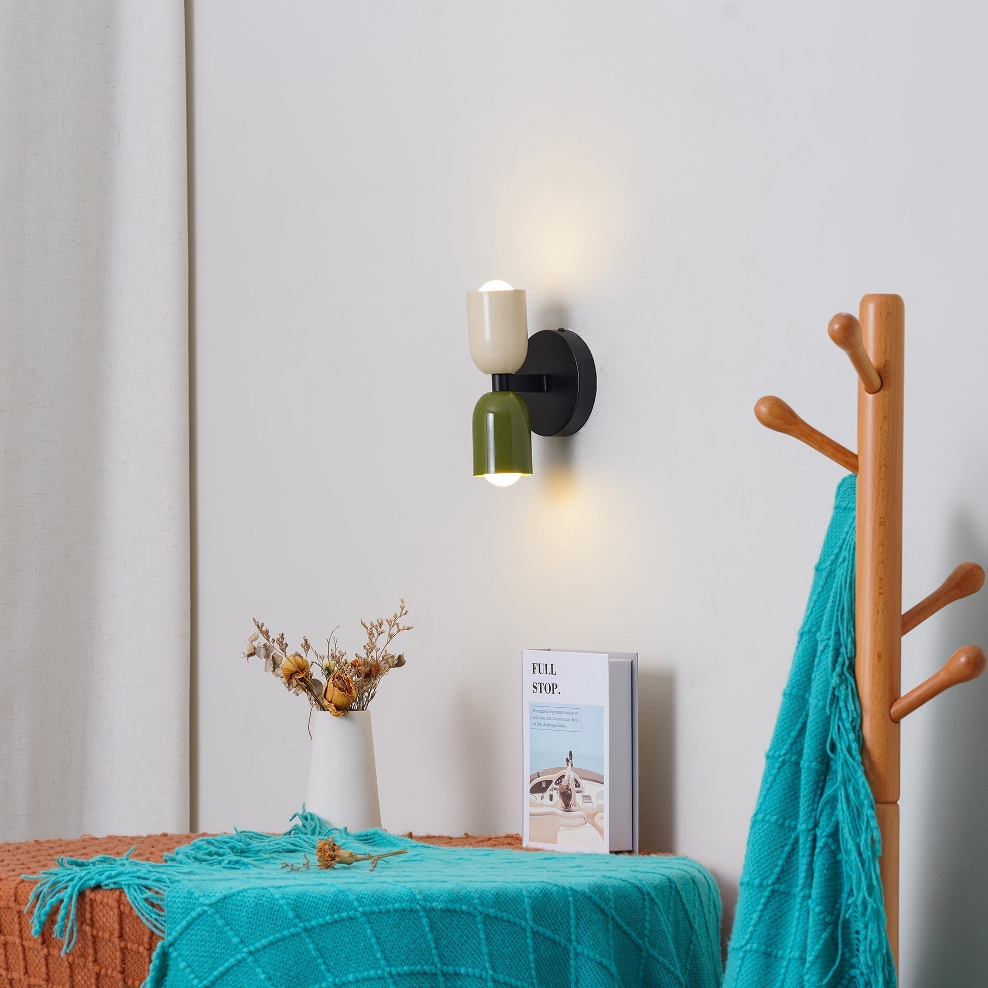 Vintage Doppelkopf Creatieve Home Deco Wandlamp