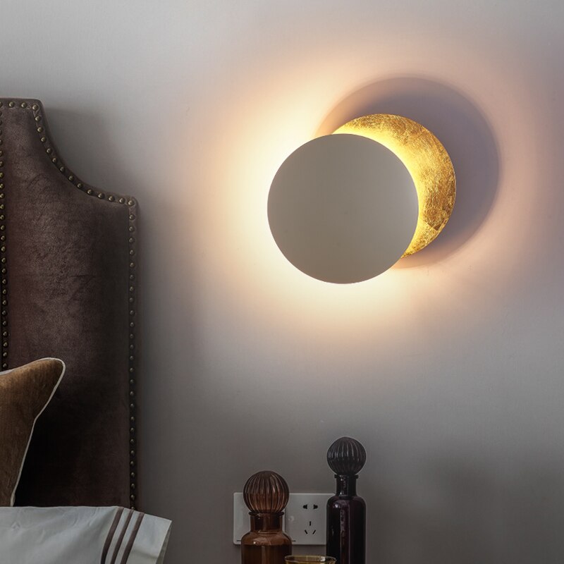 Eclipselamp - Zonsverduistering Wandlamp