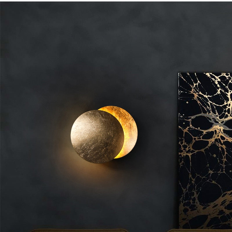 Eclipselamp - Zonsverduistering Wandlamp