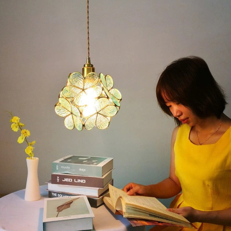 Glasbloemblad Hanglamp - Nordic Style