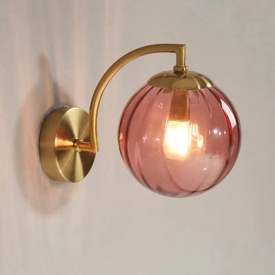 Glaslamp - LED-Wandlamp