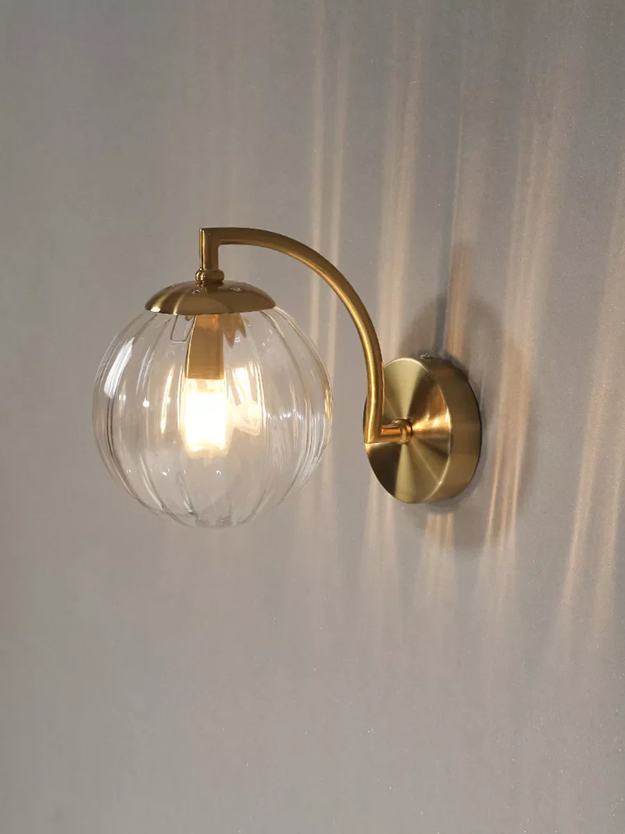 Glaslamp - LED-Wandlamp