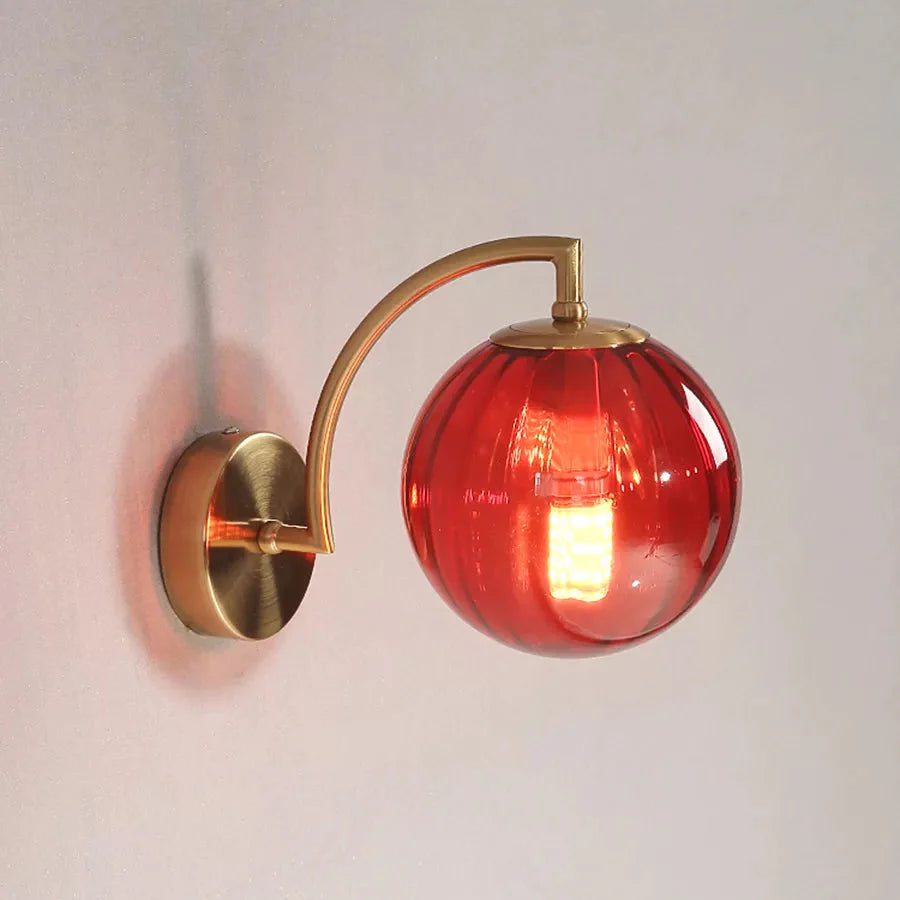 Glaslamp - LED-Wandlamp