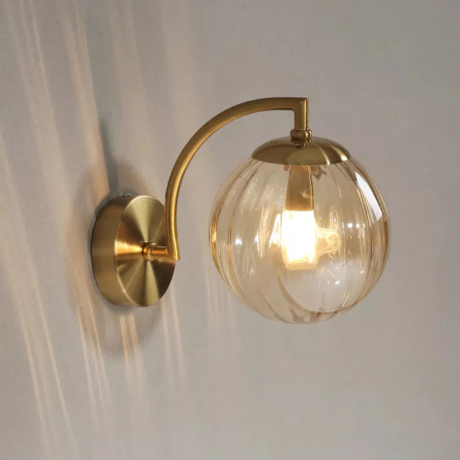 Glaslamp - LED-Wandlamp