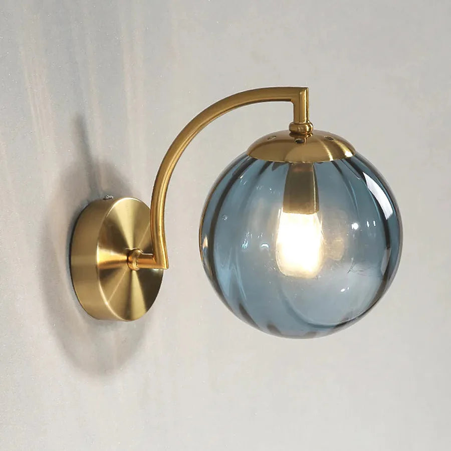 Glaslamp - LED-Wandlamp