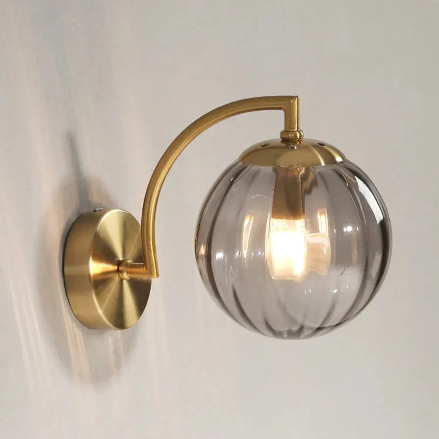 Glaslamp - LED-Wandlamp