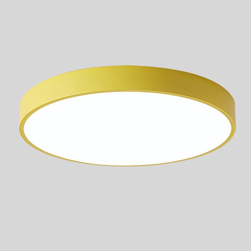 Nordic Houten Macaroon Cirkelvormige Plafondlamp