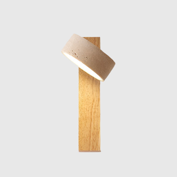 Wabi Sabi Off-white Travertin Wandlamp