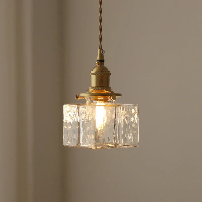 Fatima - Moderne Retro Hangende Glazen Lamp