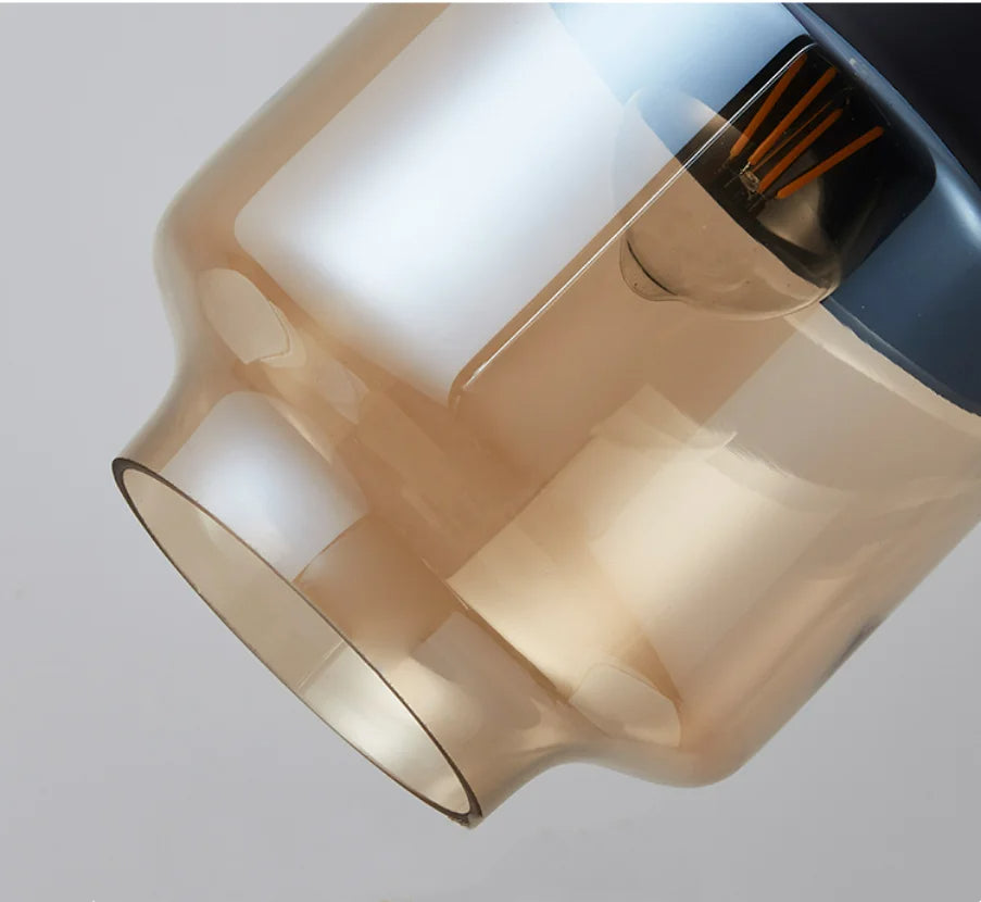 Jevaglo | Luxe Hanglamp van Glas en Hout
