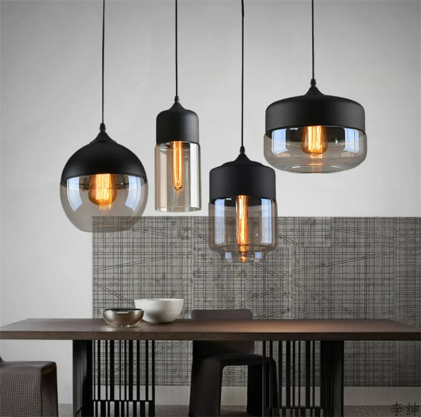 Jevaglo | Luxe Hanglamp van Glas en Hout